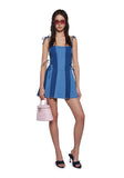 Lady’s Dilemma Mini Dress - Blue