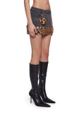 Leopard Instincts Mini Skirt