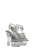 Romantic Misfit Platform Heels - Silver