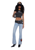 Hearts Bootcut Jeans
