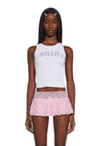 Big Bling Couture Tank Top - White