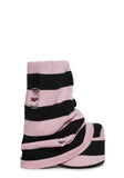 Snuggle Lifestyle Platform Boots - Striped