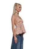 Malibu Plaid Halter Top