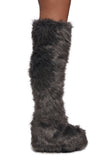 Wild Instincts Thigh High Boots - Gray