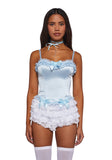 Romantic Age Corset Top - Blue