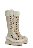 Flash On Platform Boots