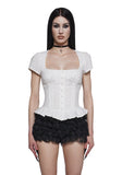 Shadow Seduction Poplin Blouse