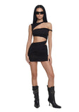 Vigilant Asymmetrical Wrap Dress