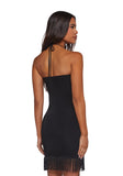 Dinner Reservations Halter Dress