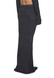 Deep Thoughts Cable Knit Maxi Skirt