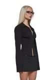 Office Siren Blouse - Black