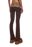 Hot Crush Knit Pants - Brown