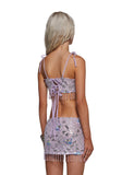 Fluorescent Eden Crop Tank - Purple