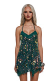 Dream Waves Babydoll Dress - Green