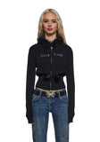 Logo Hoodie With Faux Fur Trim