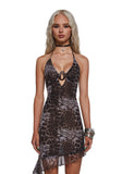 Mesmerized Heat Halter Dress