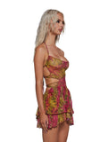 Sonic Sunburst Cut Out Dress