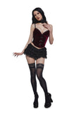 Covet You Corset Top - Burgundy