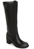 Luster Vegan Leather Boots - Black