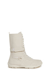 Rocky High-Top Boxing Sneaker - White