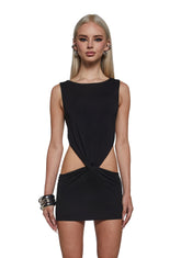 Club Classic Backless Mini Dress