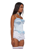 Romantic Age Corset Top - Blue