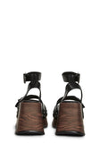 Summer Moves Platform Wedges - Black
