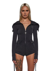 Ego Washed Knit Jersey Romper
