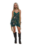 Dream Waves Babydoll Dress - Green