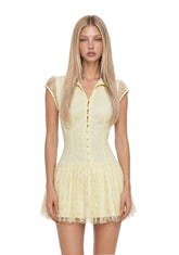 Meadow Flare Mini Dress