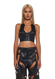 Moto Dickini Top - Black