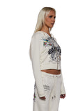 LKS Heart Zip Front Hoodie