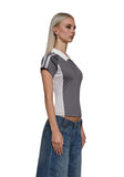 Triple Threat Fitted Polo Top
