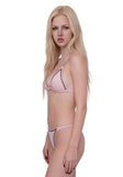 Ashlee Studded Bikini Set - Pink