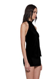 Club Moves Halter Dress - Black
