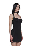 Gen Goth Halter Dress