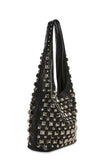 Drama First Studded Tote Bag