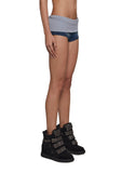 Cleo Waist Banded Micro Denim Shorts