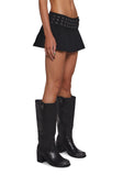 Punk Pleated Mini Skirt