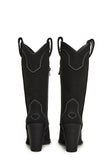 Basic Present Perfect Cowgirl Boots - Black