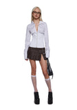 Office Siren Blouse - White