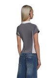 Triple Threat Fitted Polo Top