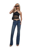 Low Rise Boot Cut Jeans