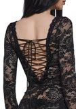 Floral Lace Catsuit