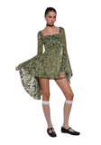 Whimsy Musings Flared Mini Dress