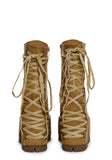 Woodland Lucid Dream Corset Boots - Off White