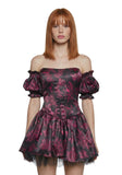 Holding Court Corset Dress - Black