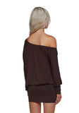 Milana Mini Dress - Brown