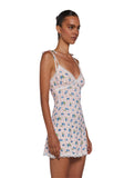 Sweet Sunset Mini Dress - Blue