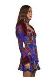 Floral Velvet Shrug
